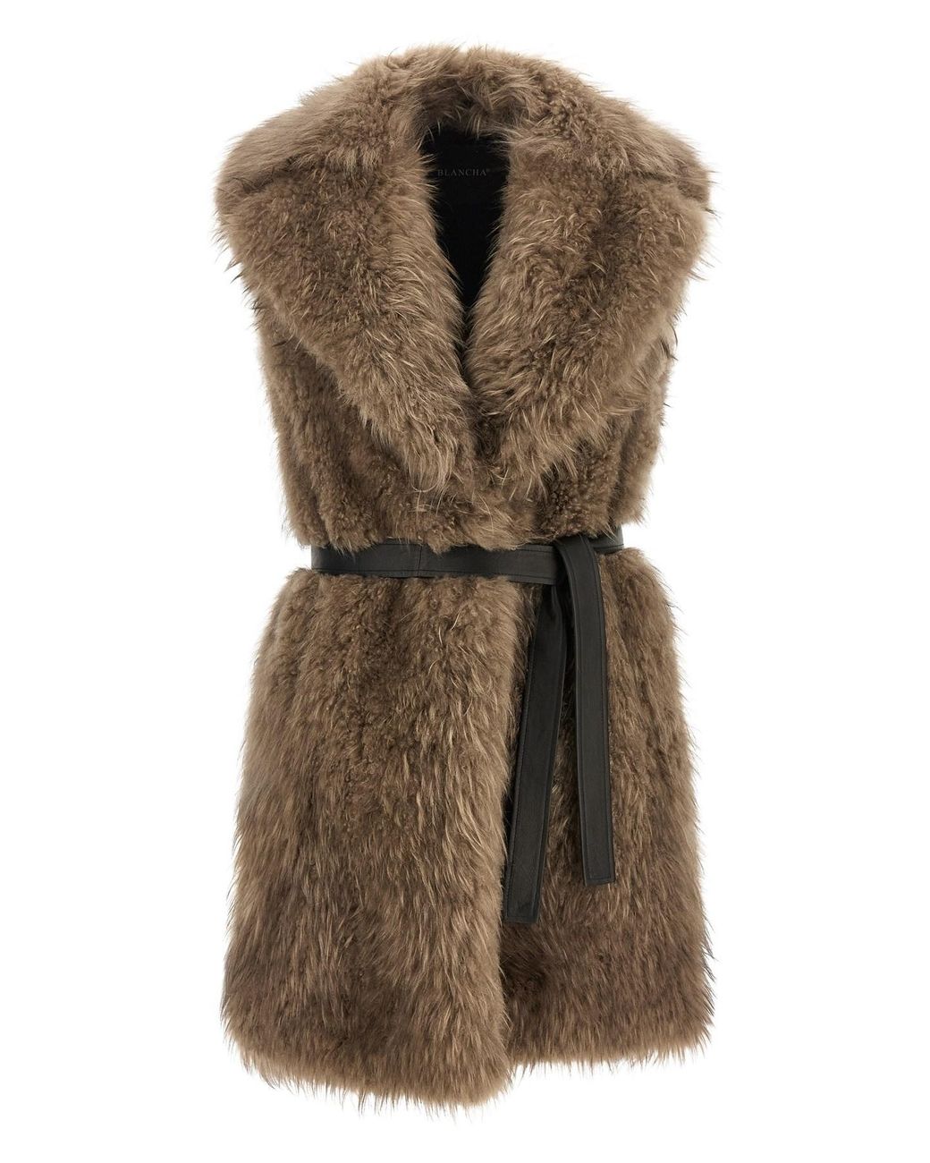 Blancha Brown 'tipping' Vest