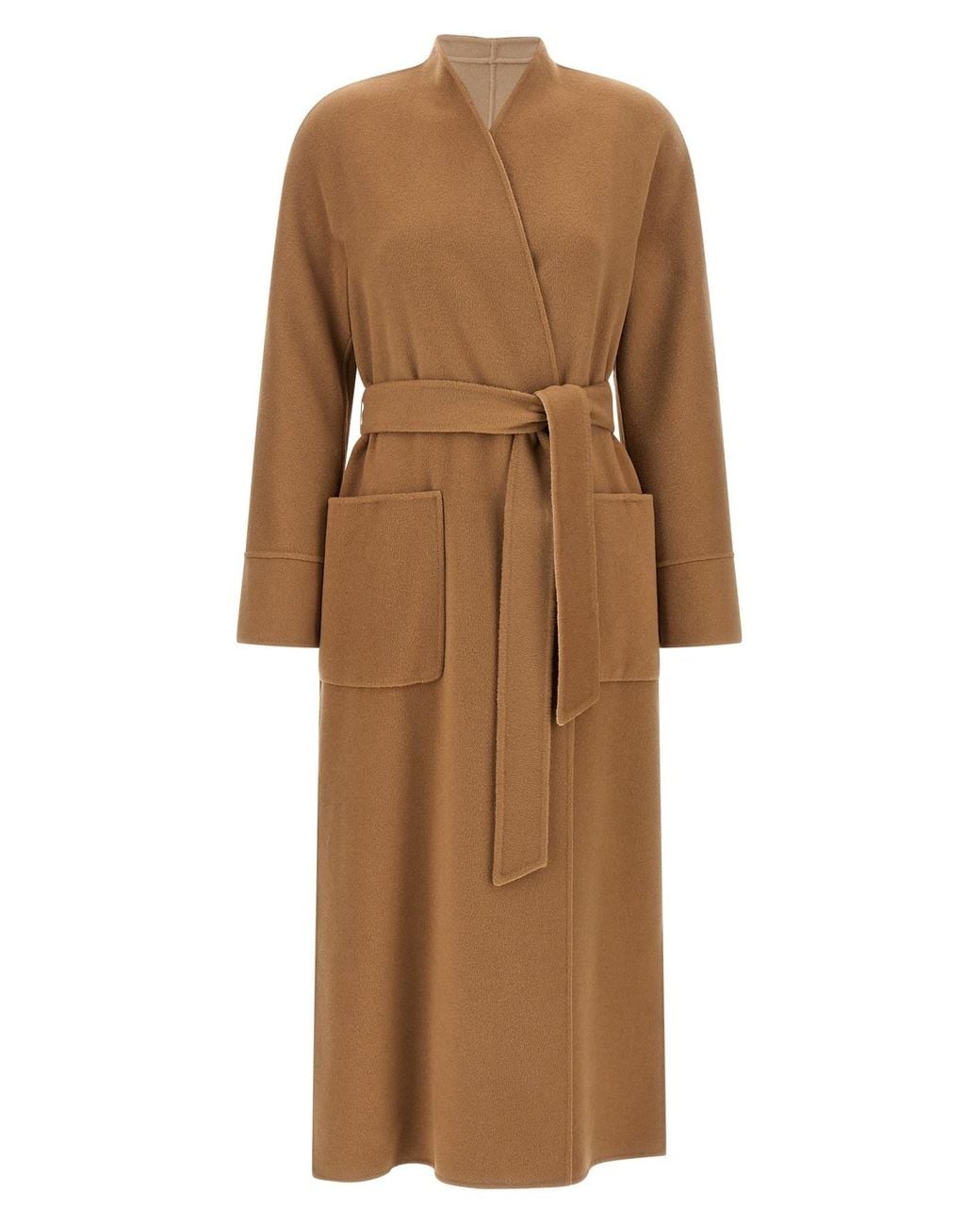 Max Mara Brown 'nodo' Reversible Coat