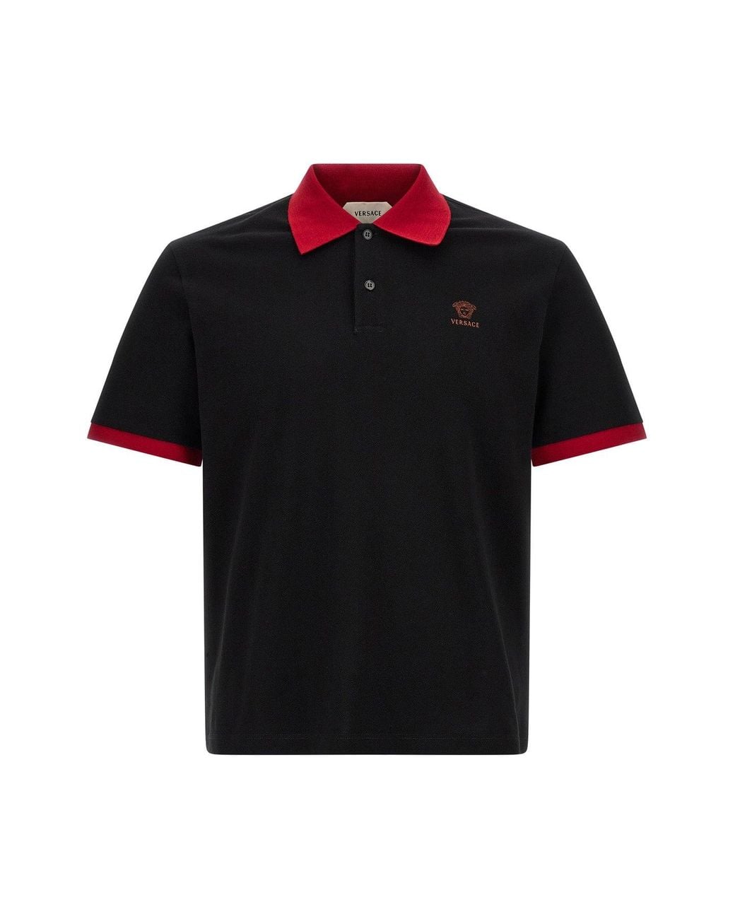 Polo di Versace in Black da Uomo