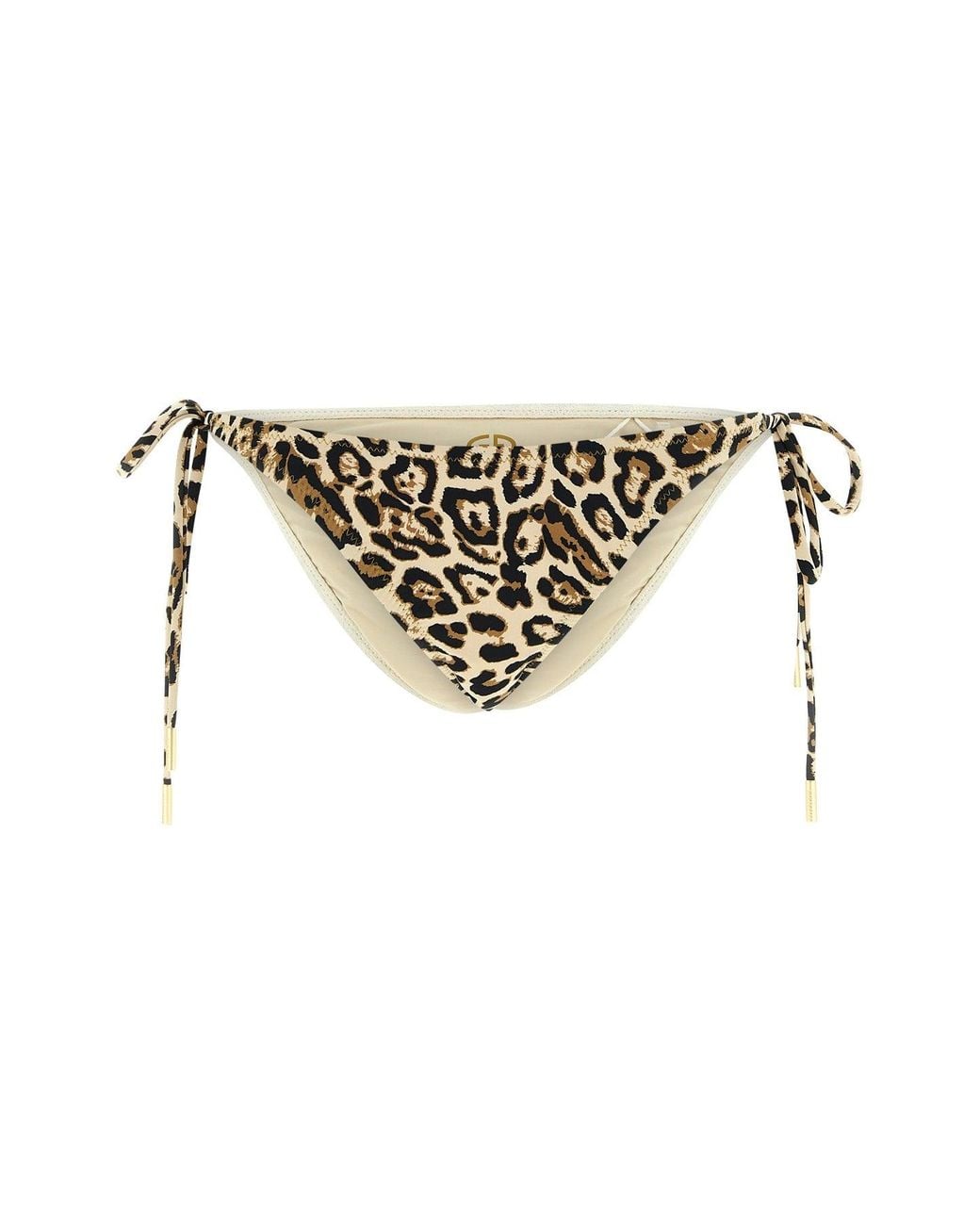 Goldbergh White Bikini Bottoms With-Tone Logo