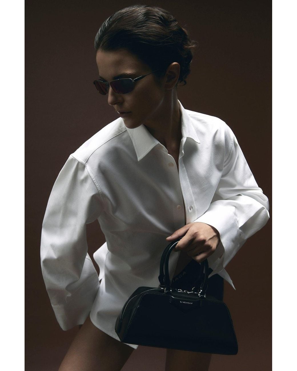 Givenchy Black Handbag 'Antigona East West Small Bag'