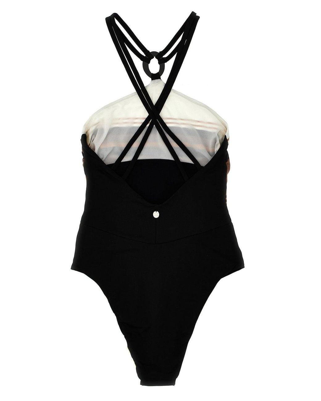Max Mara Black 'Cathy' One-Piece Swimsuit