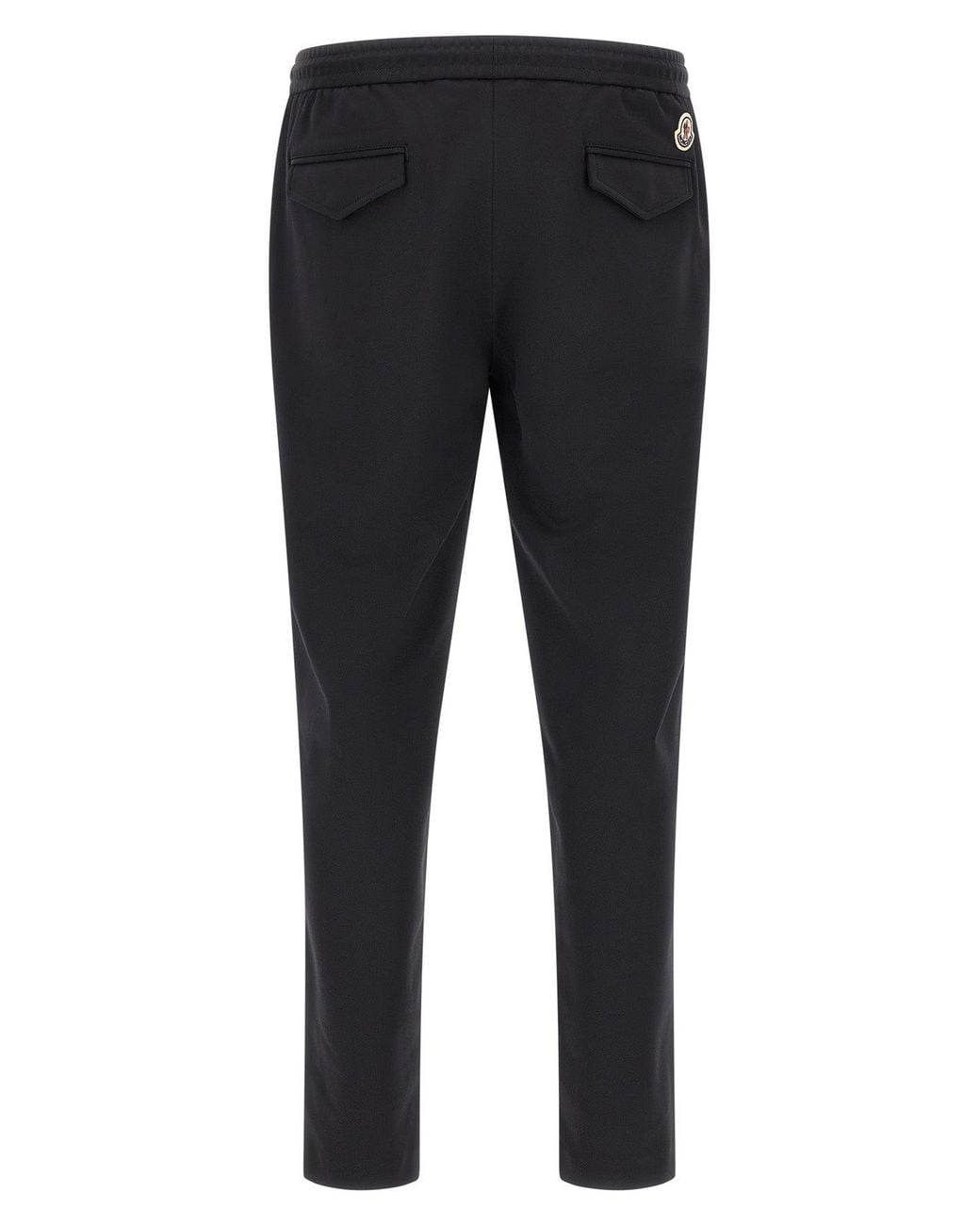 Moncler Blue Logo Patch Joggers for men