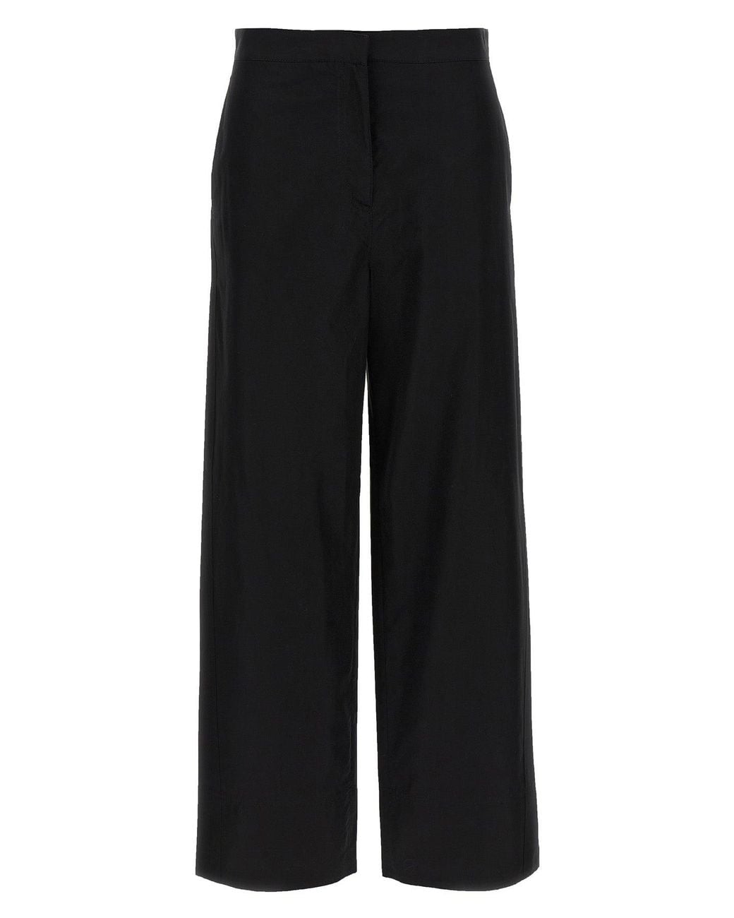 Totême Black Trousers 'Twisted Seam'
