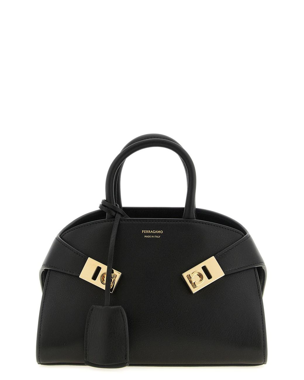 Ferragamo Black 'hug Mini' Handbag
