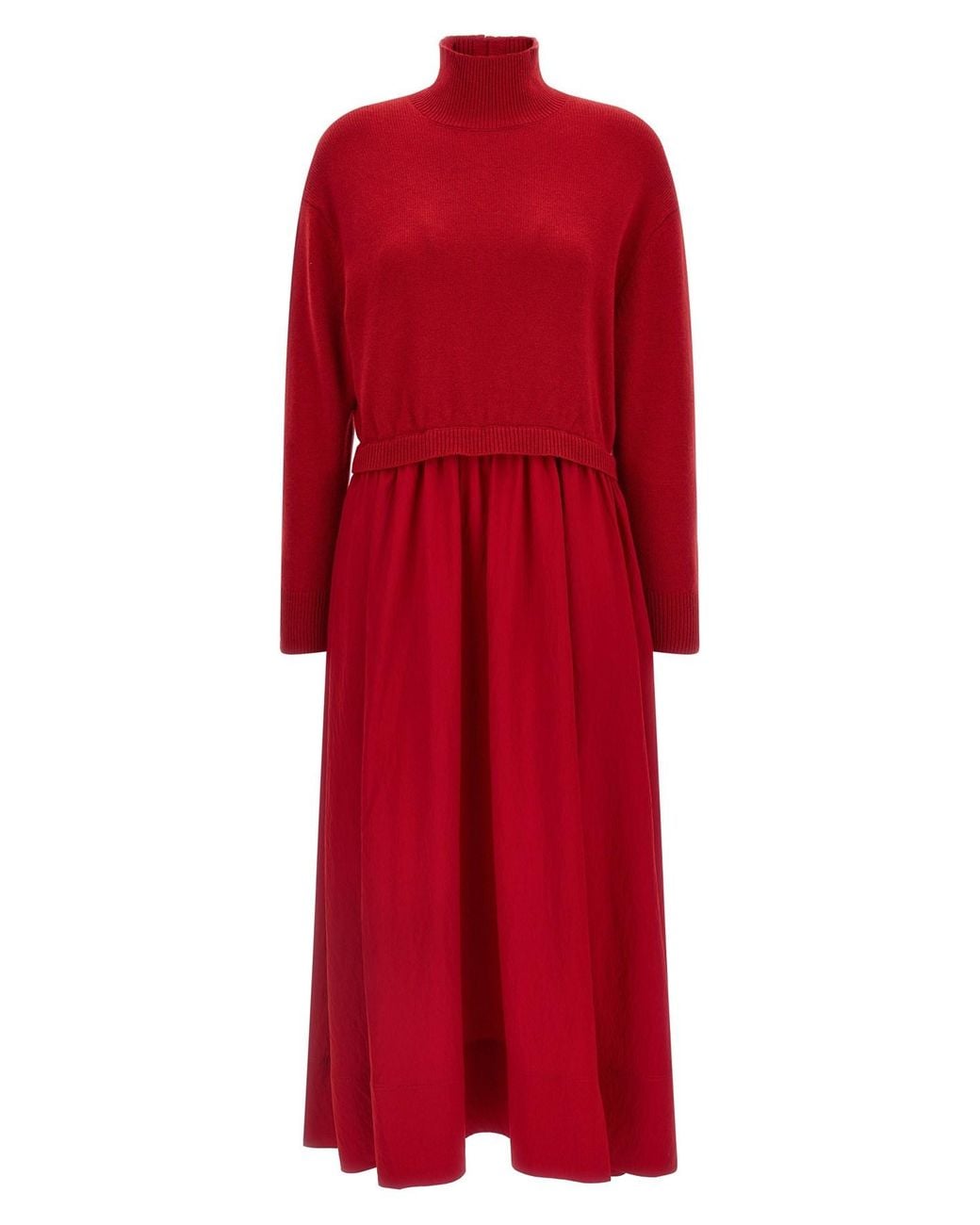 Polo Ralph Lauren Red High Neck Dress