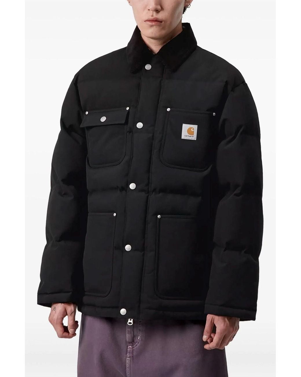 Carhartt Black Jacket 'Rayler' for men