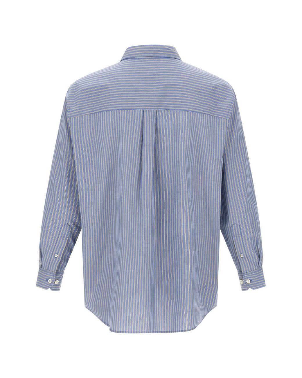 Camicia Righe di DUNST in Blue da Uomo