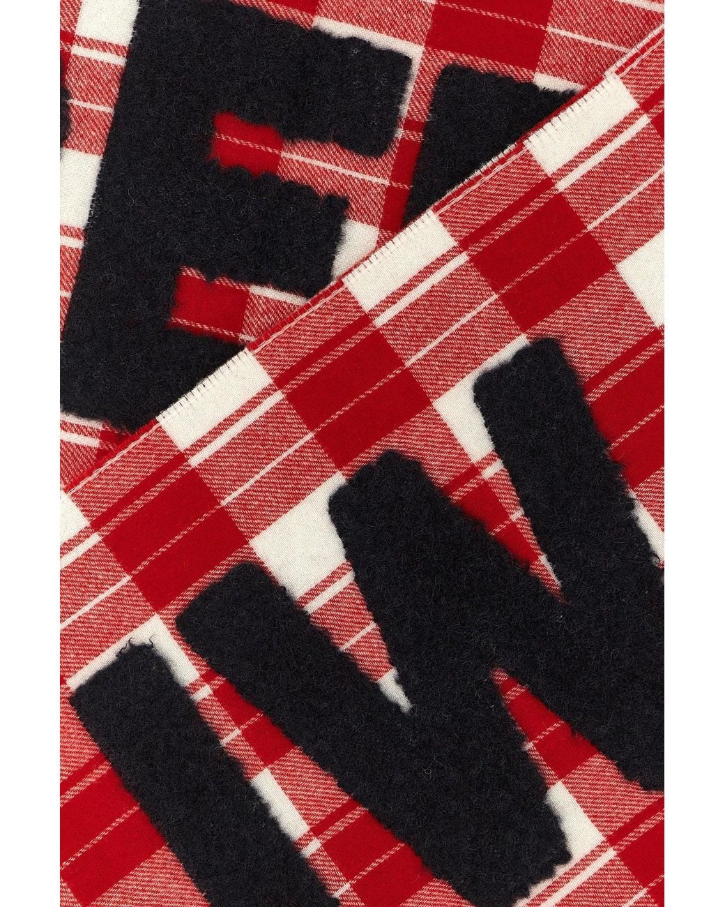 J.W. Anderson J. W.Anderson Checkered Logo Scarf for men
