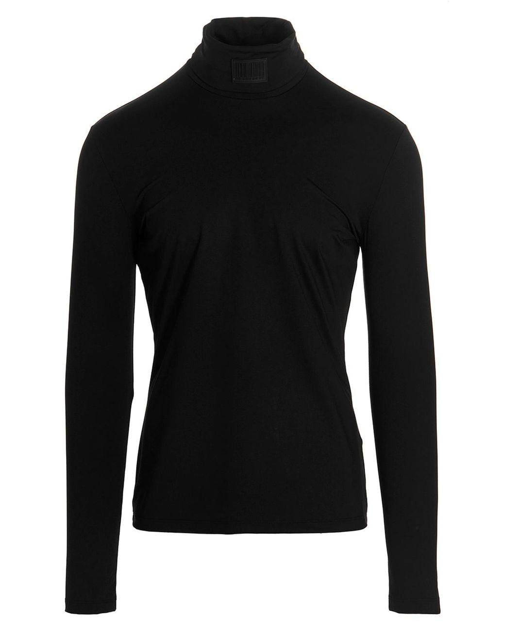 VTMNTS Black 'Lycra Styling Top' Sweater for men