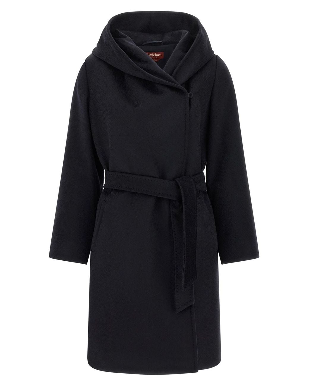 Max Mara Black 'new Mang' Coat