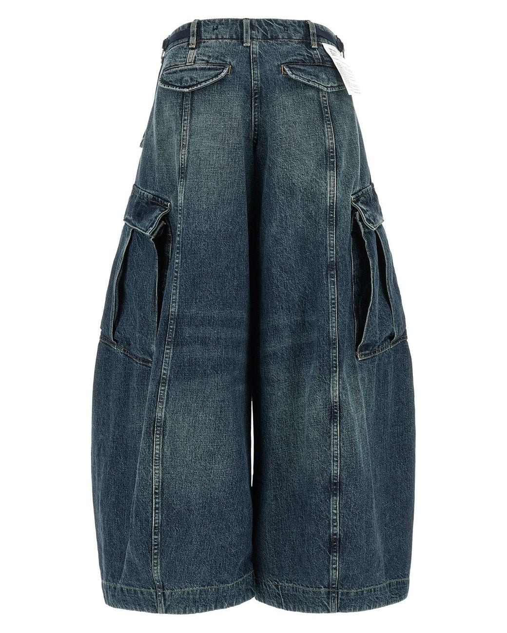 R13 Blue 'Siouxsie Field Cargo' Jeans