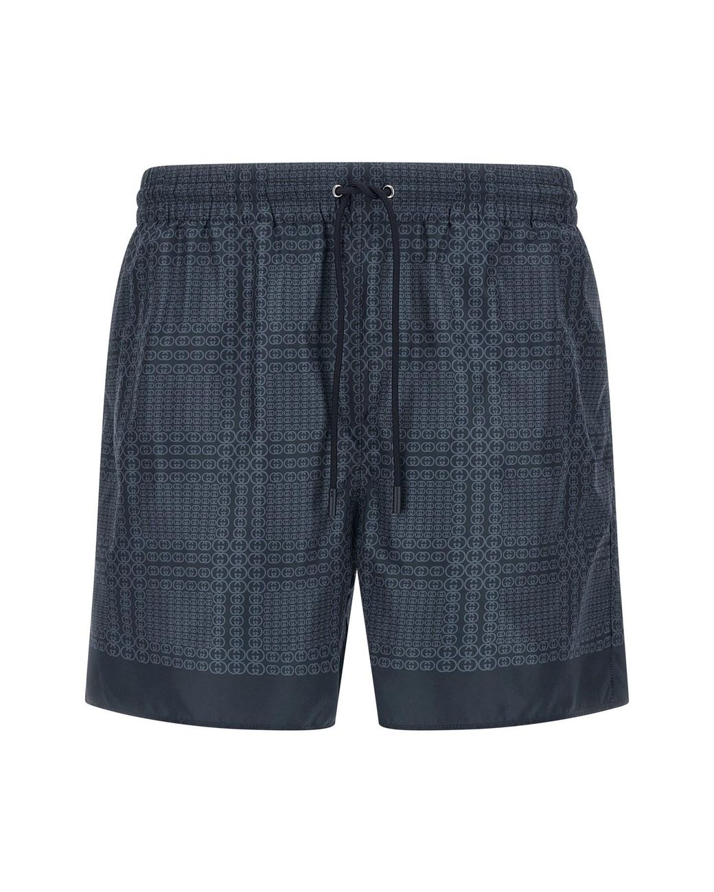 Gucci Blue ' Incrocio Gg' Swimsuit for men