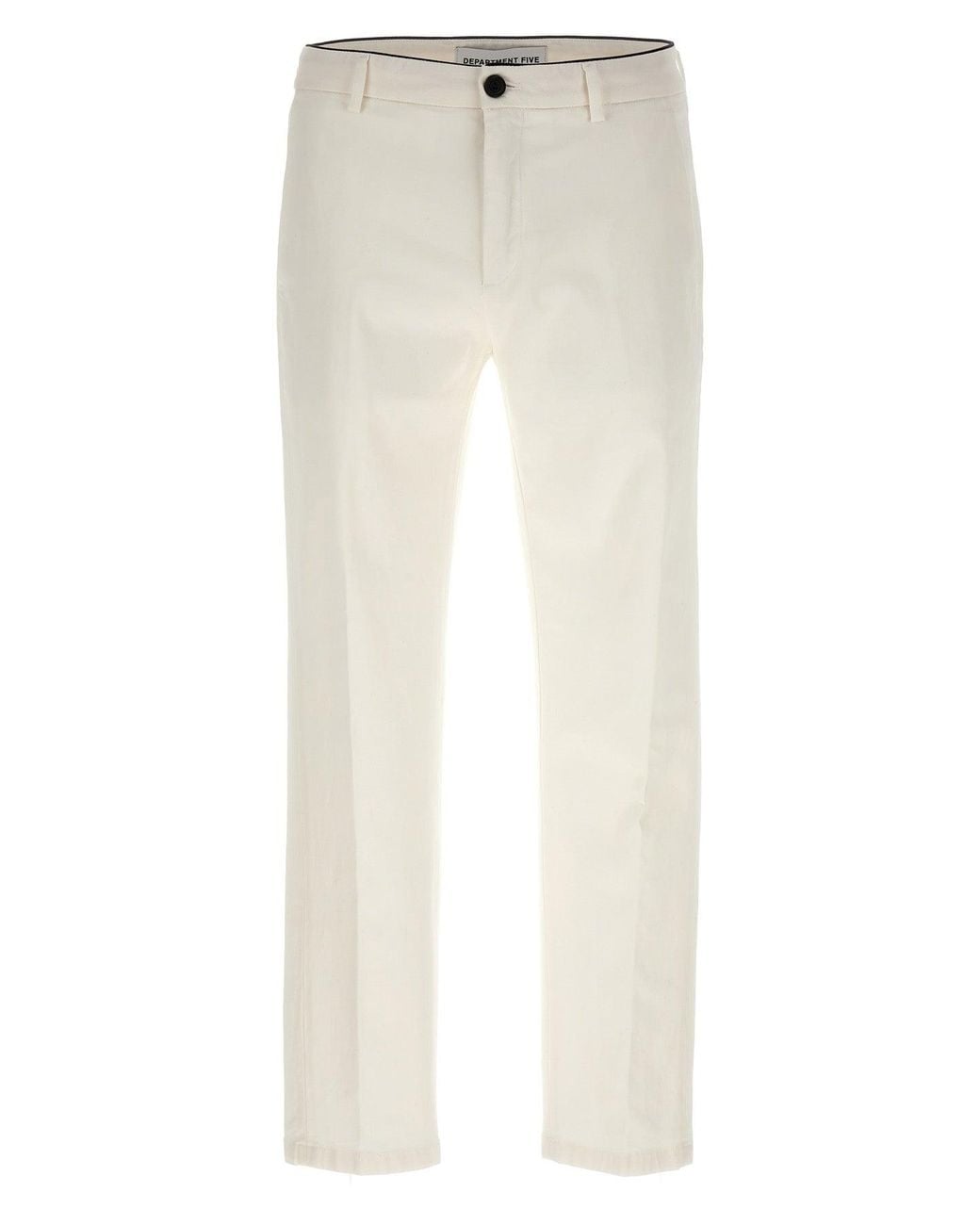 Department 5 White Pants 'Prince' for men