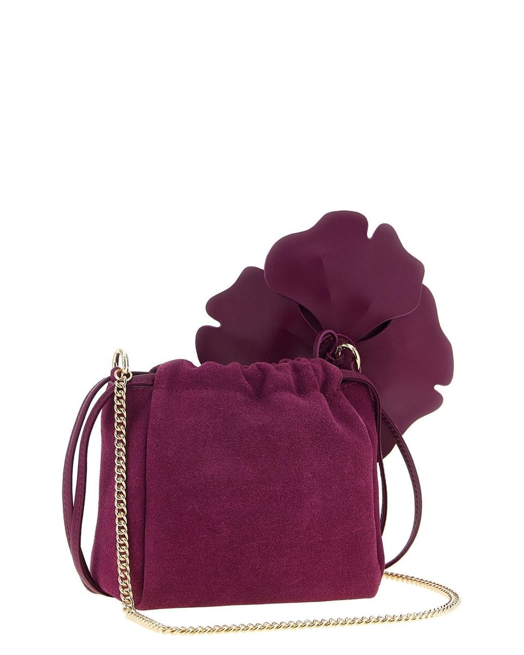 Pouch 'Flower' di Pinko in Purple
