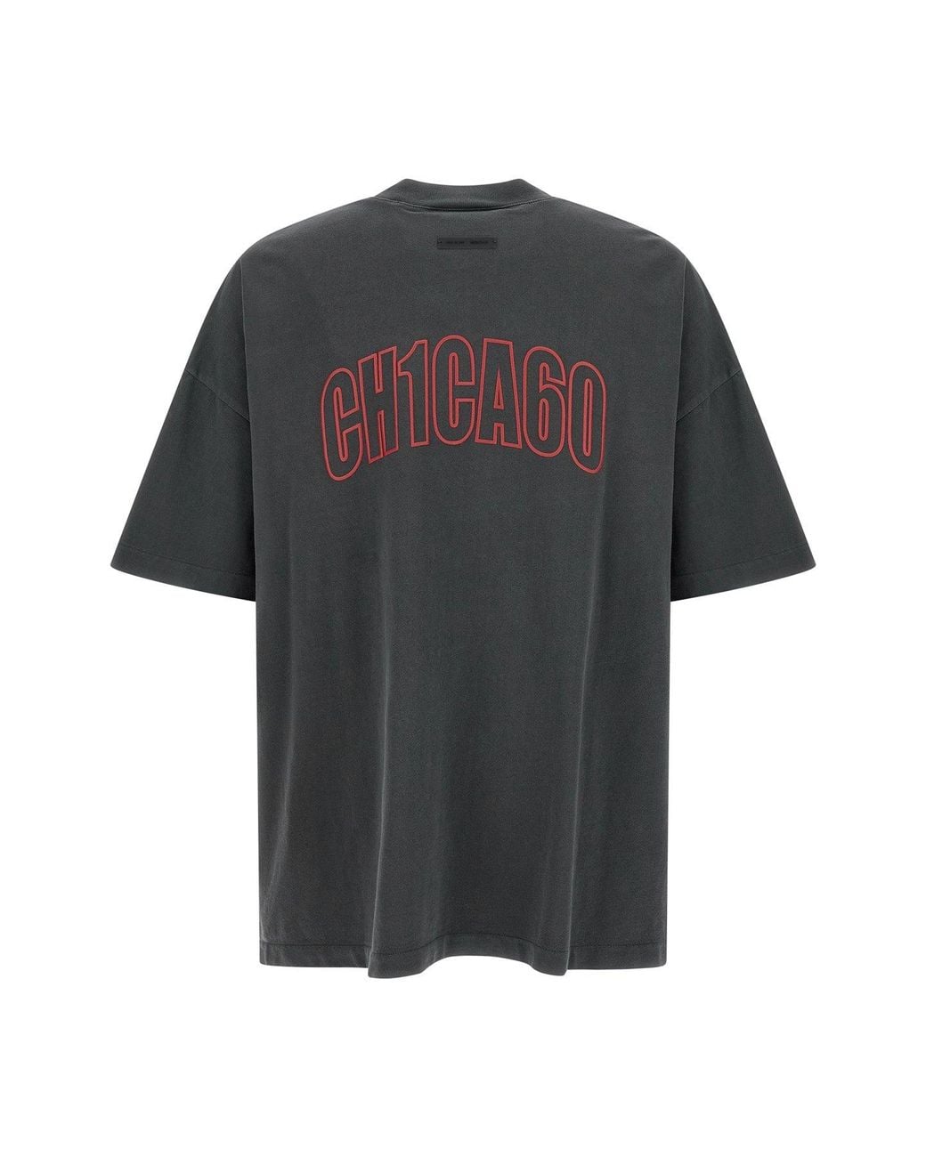 Fear Of God Gray T-Shirt 'City Exclusive Chicago 90S' for men