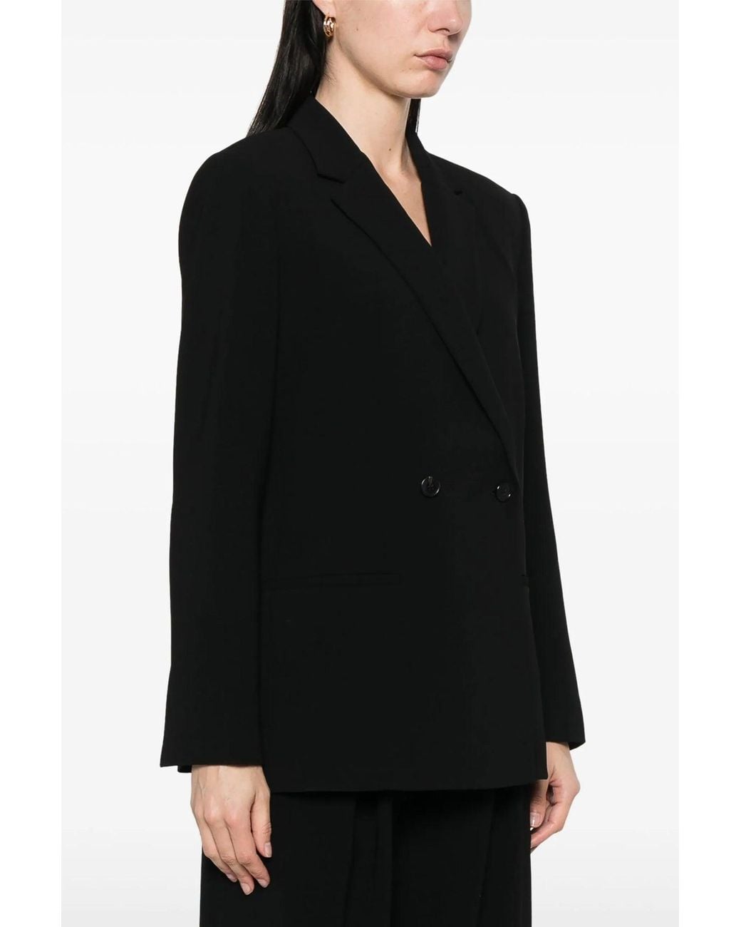 Theory Black Blazer 'Relaxed Db Jkt Admi1'