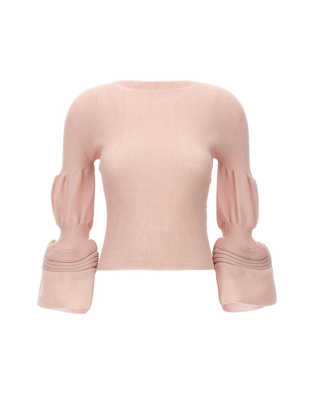 Issey Miyake Pink 'assemblage Branch' Top
