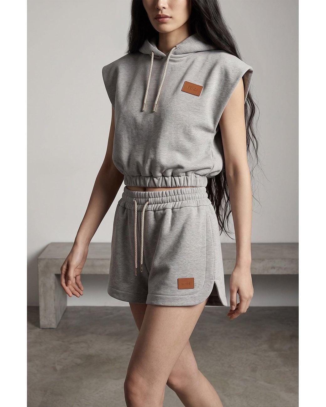 Fendi Gray Shorts