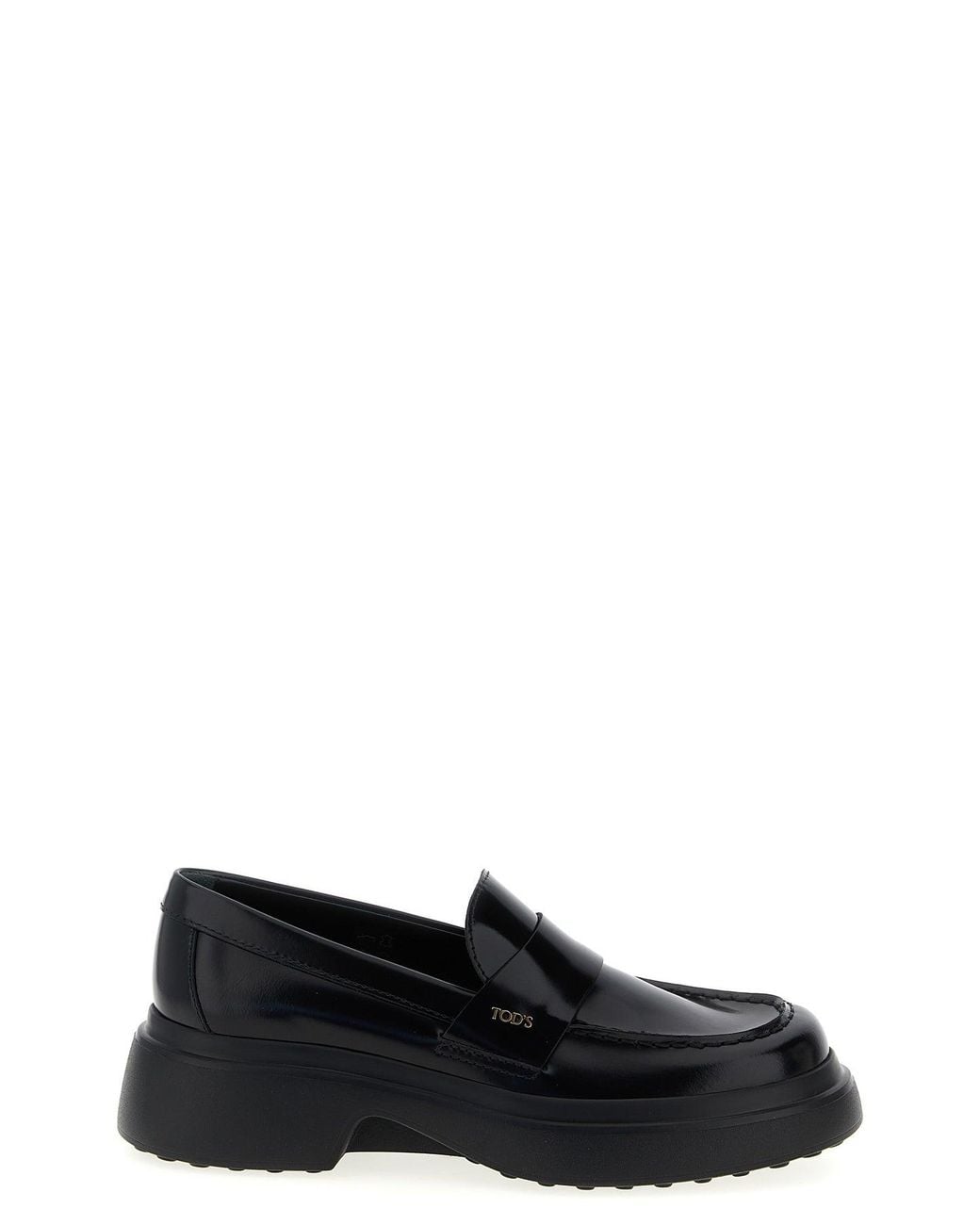 Tod's Black 'Gomma 74L' Loafers