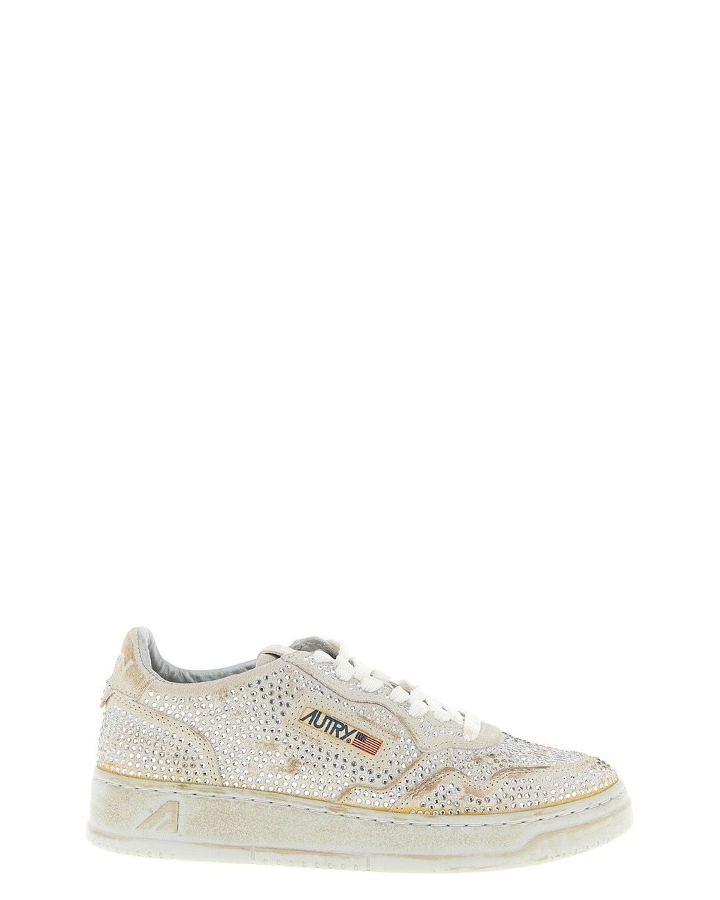 Autry White 'Medalist Capsule Bloom' Sneaker