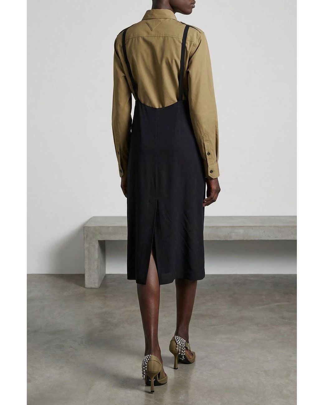 Prada Green 'Popeline' Shirt