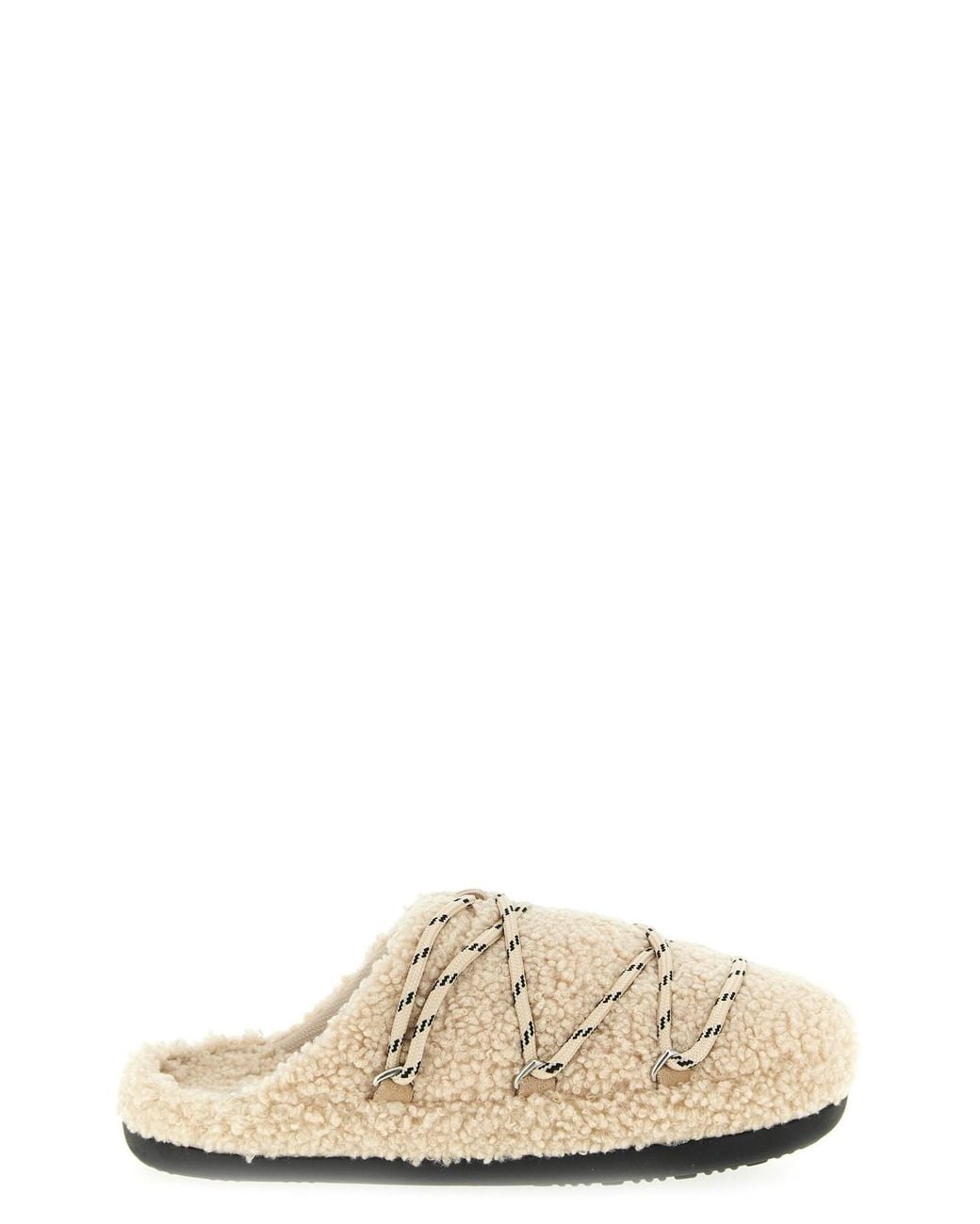 Moon Boot Multicolor 'teddy Slipper' Mules