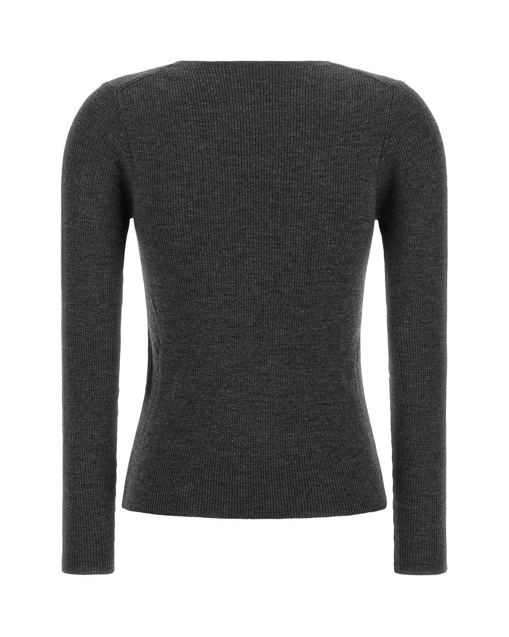 P.A.R.O.S.H. Black P. A.R. O.S. H. 'Long' Knit Top