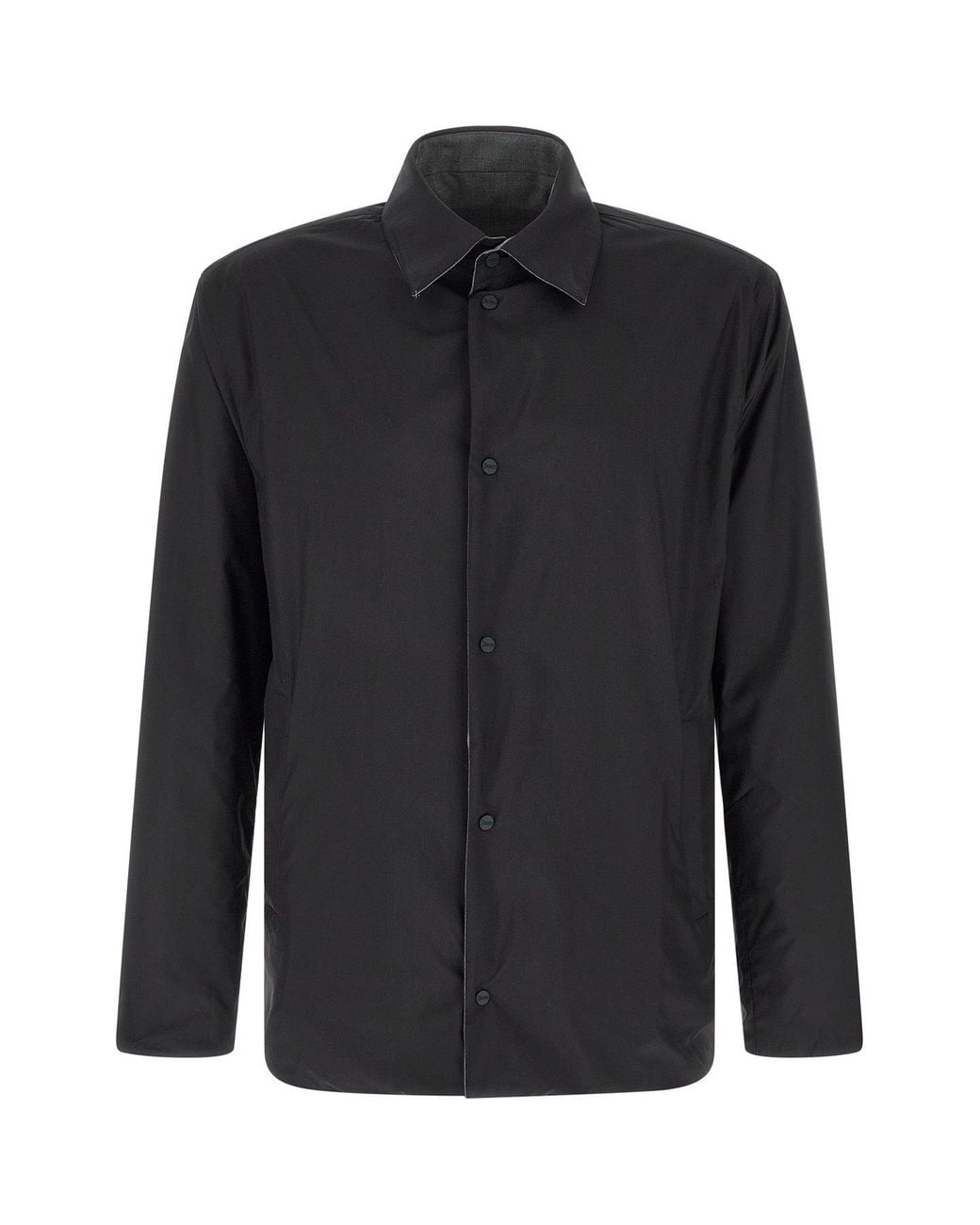 Herno Gray Reversible Overshirt for men