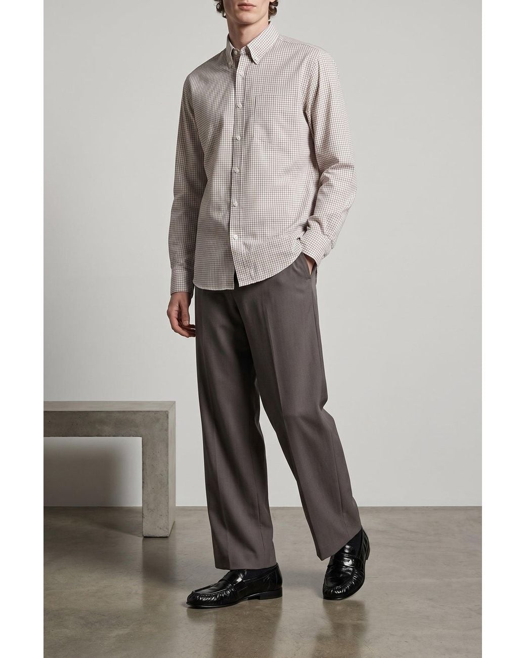 The Row White Shirt With Button-Down Collar for men
