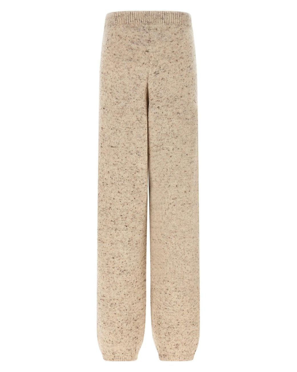 Fabiana Filippi Natural Mélange Knit Trousers