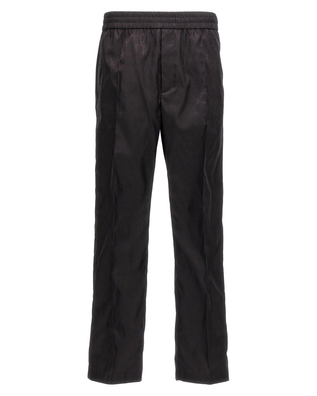 Valentino Garavani Black 'toile Iconographe' Pants for men