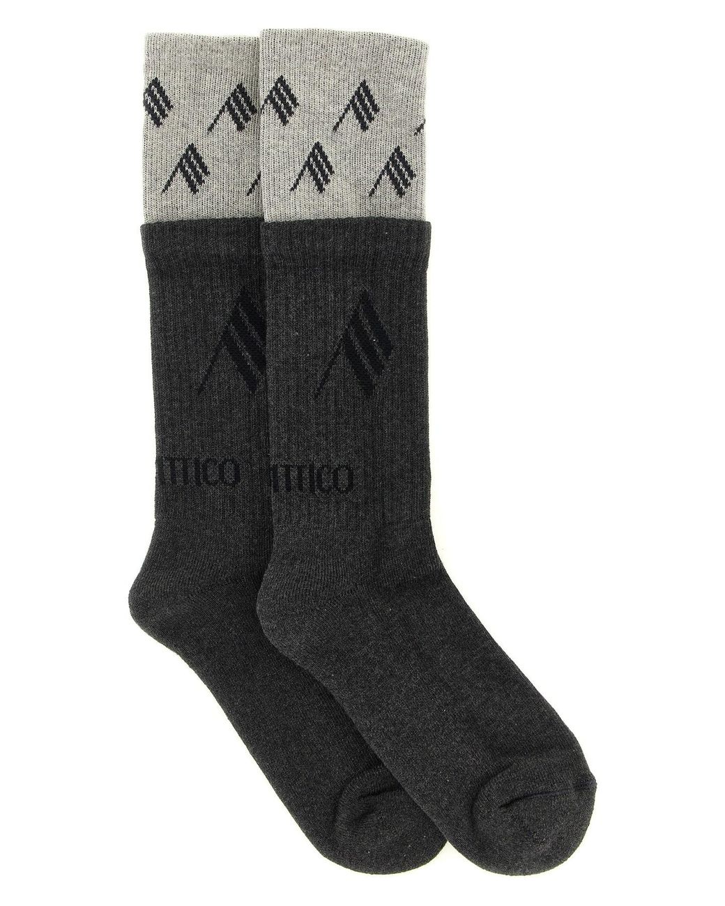 The Attico Black Double Layer Socks
