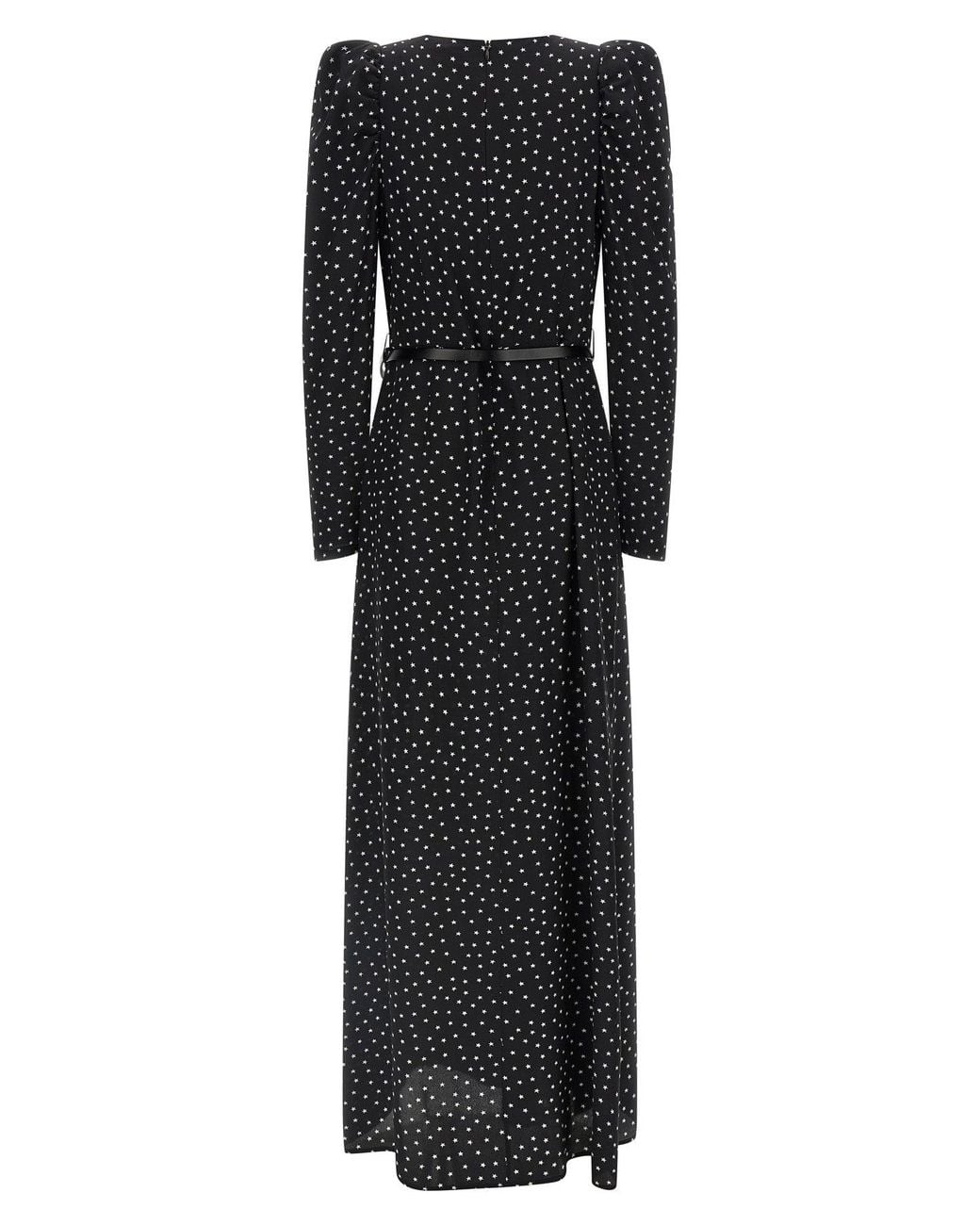 P.A.R.O.S.H. Black P. A.R. O.S. H. Star Print Long Dress