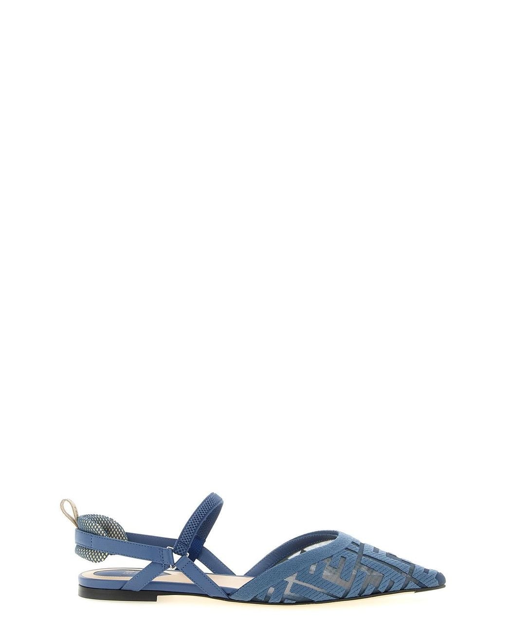 Fendi Blue Slingback 'Colibrì Lite'