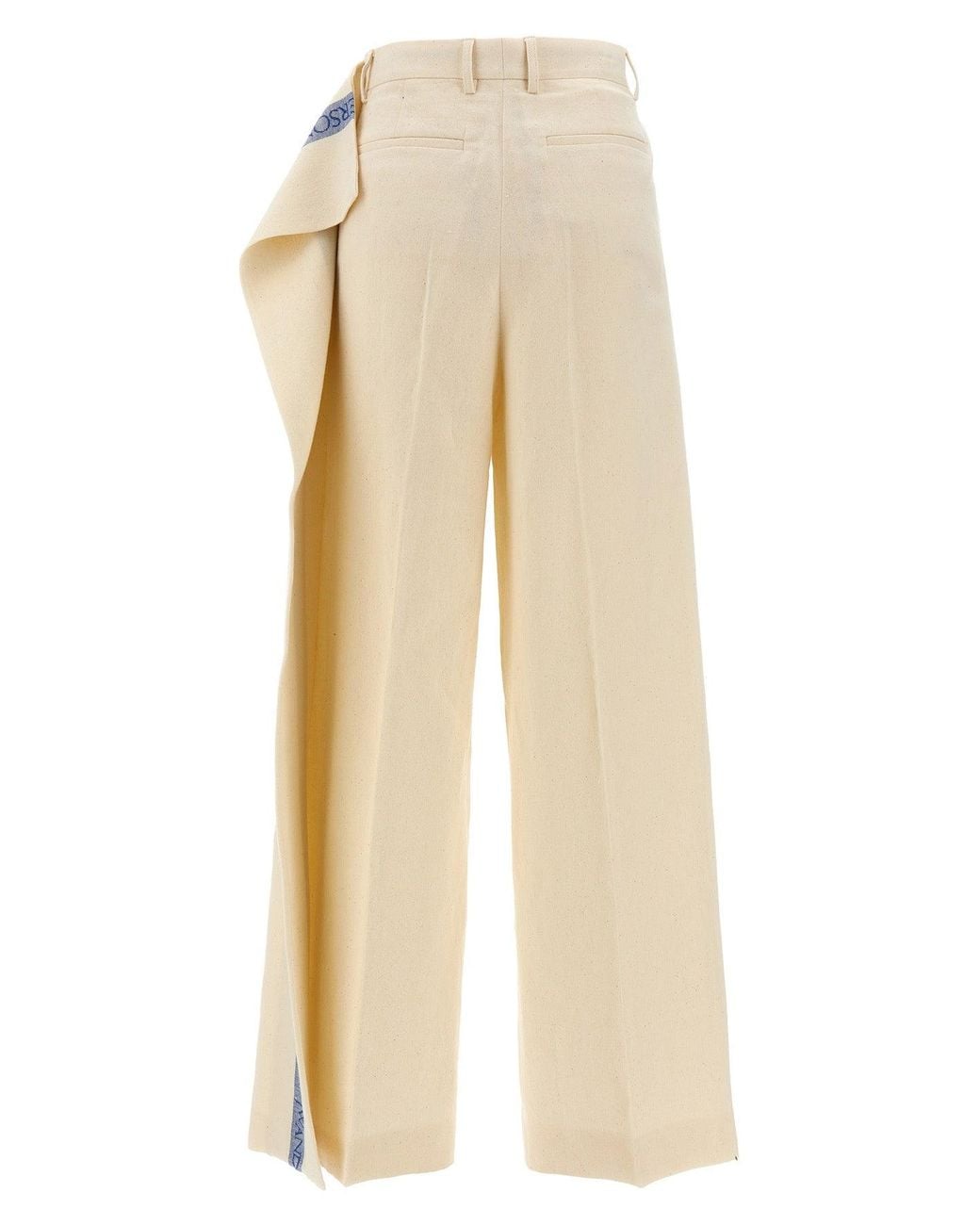 J.W. Anderson Natural J. W.Anderson 'Logo Band Panel' Trousers