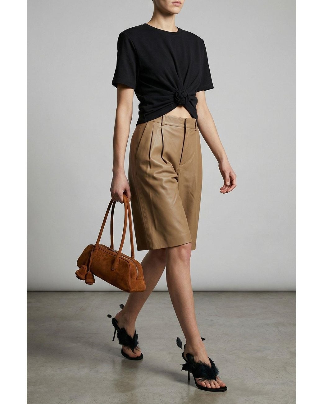 Magda Butrym Brown Brigitte Shoulder Bag