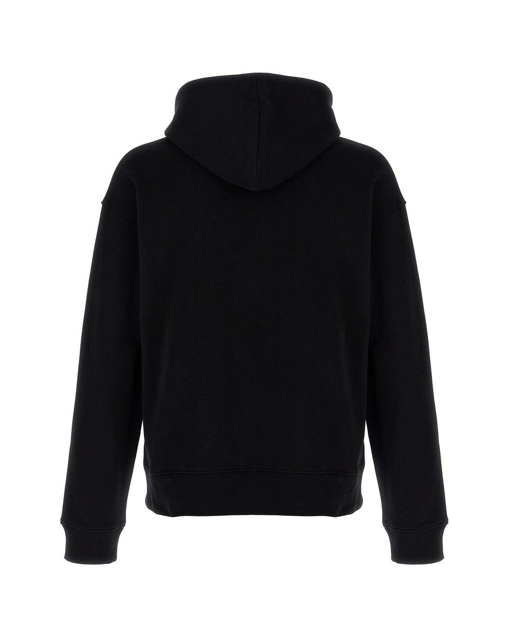 Moschino Black 'Logo Print' Hoodie for men