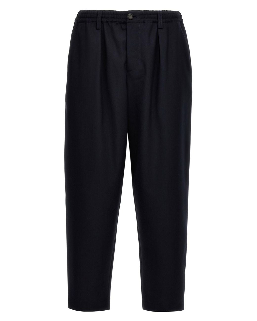 Marni Blue Tropical Wool Crop Pants for men