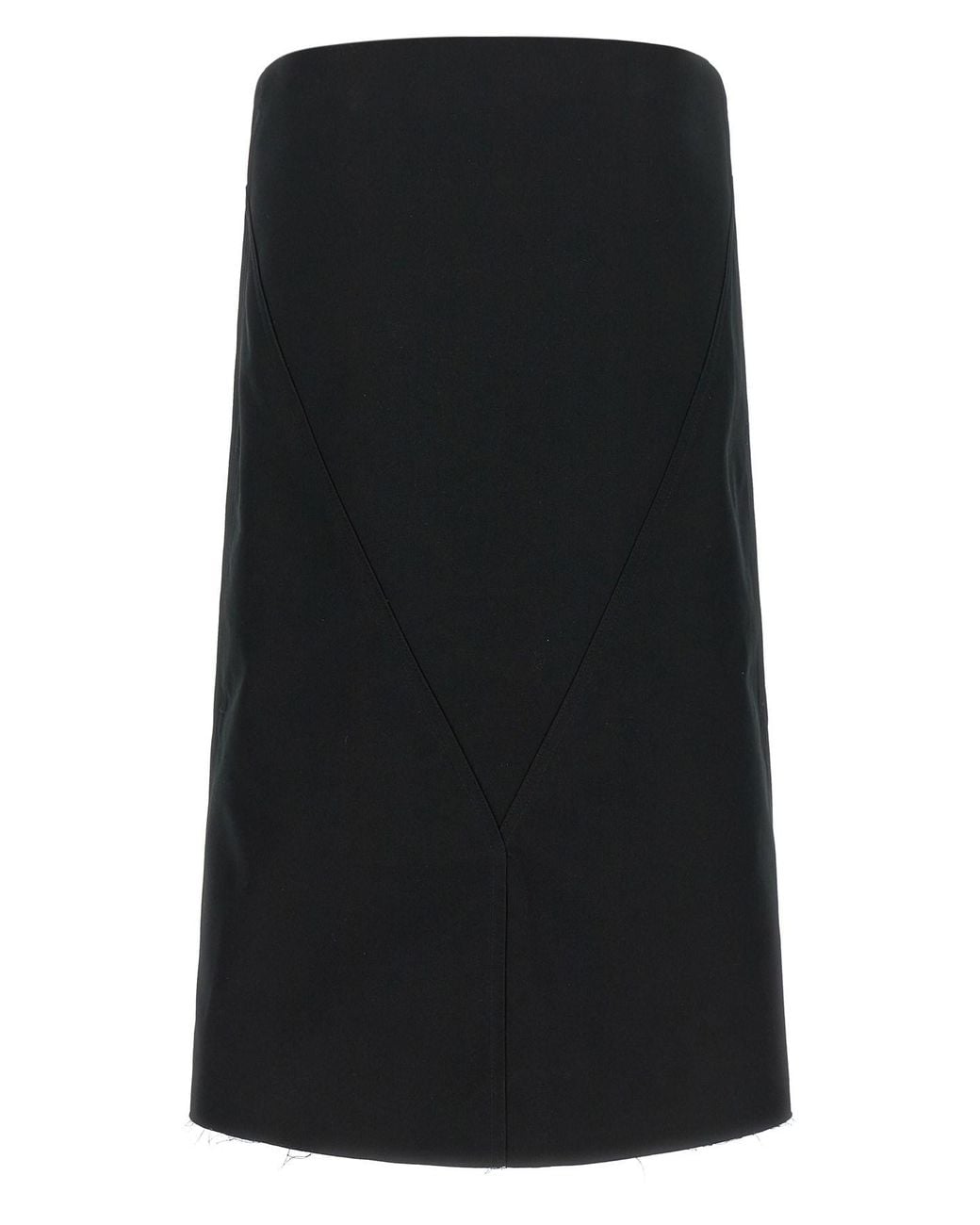 Rick Owens Black 'cropped Sheath' Dress