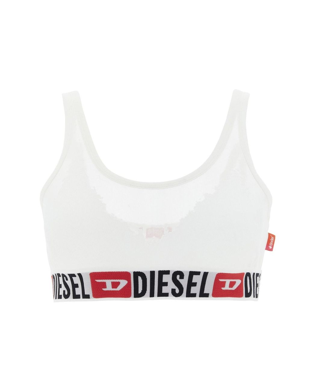 DIESEL White X Tinder 'pr-oriba-d-core' Bra