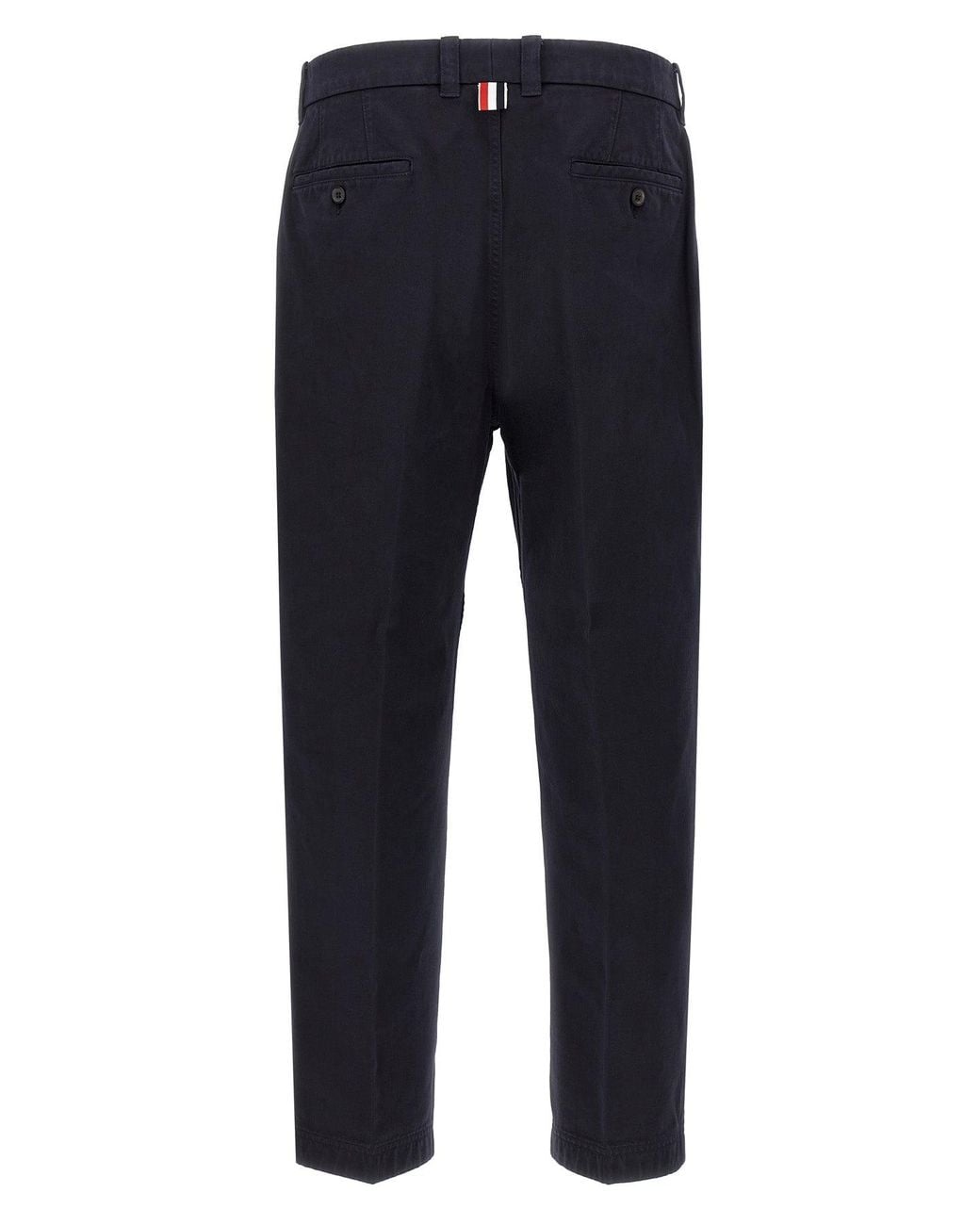 Thom Browne Blue Trousers 'Utility Chino Garment Dye' for men