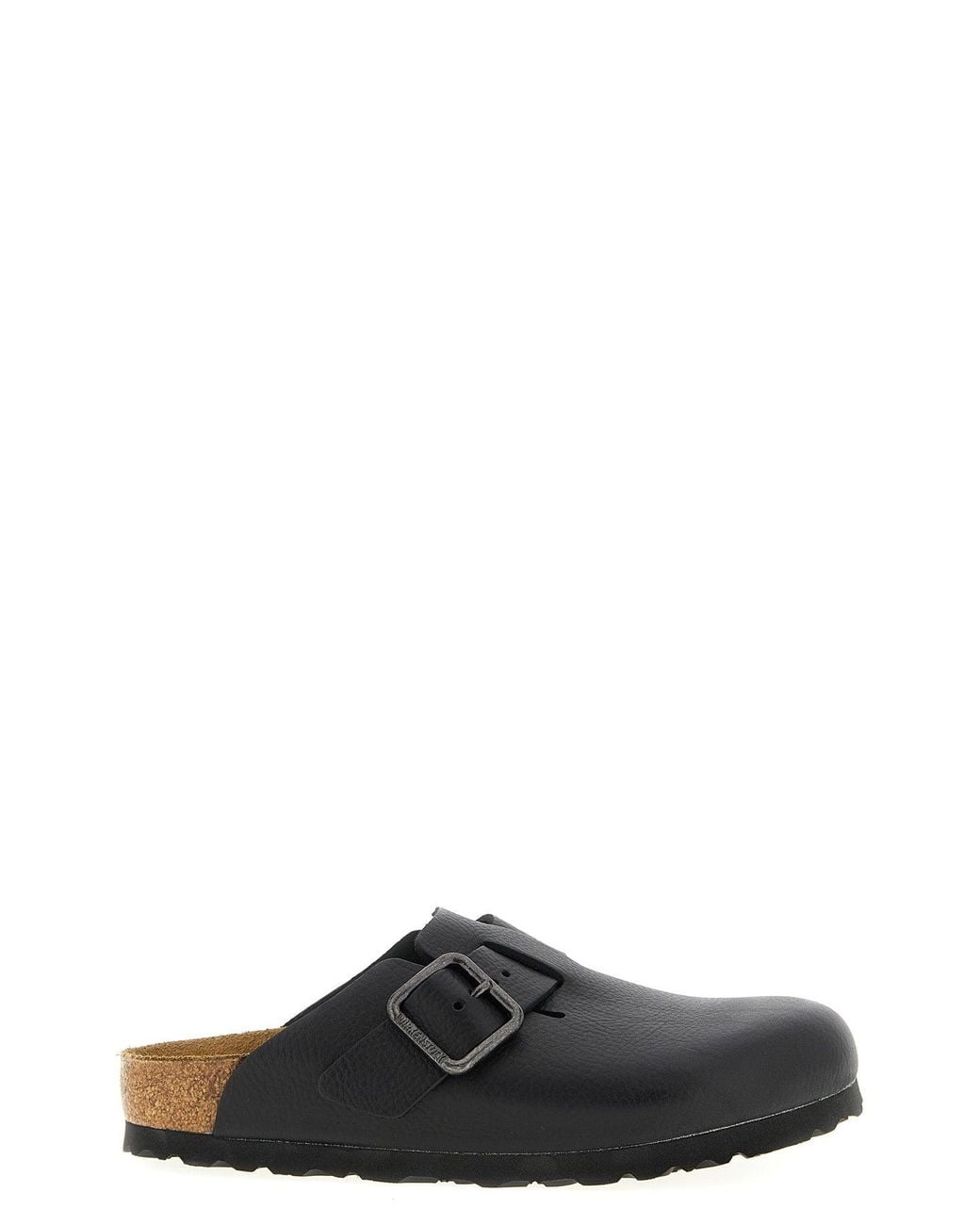 Birkenstock Black Sabot 'Boston Wire Buckle'