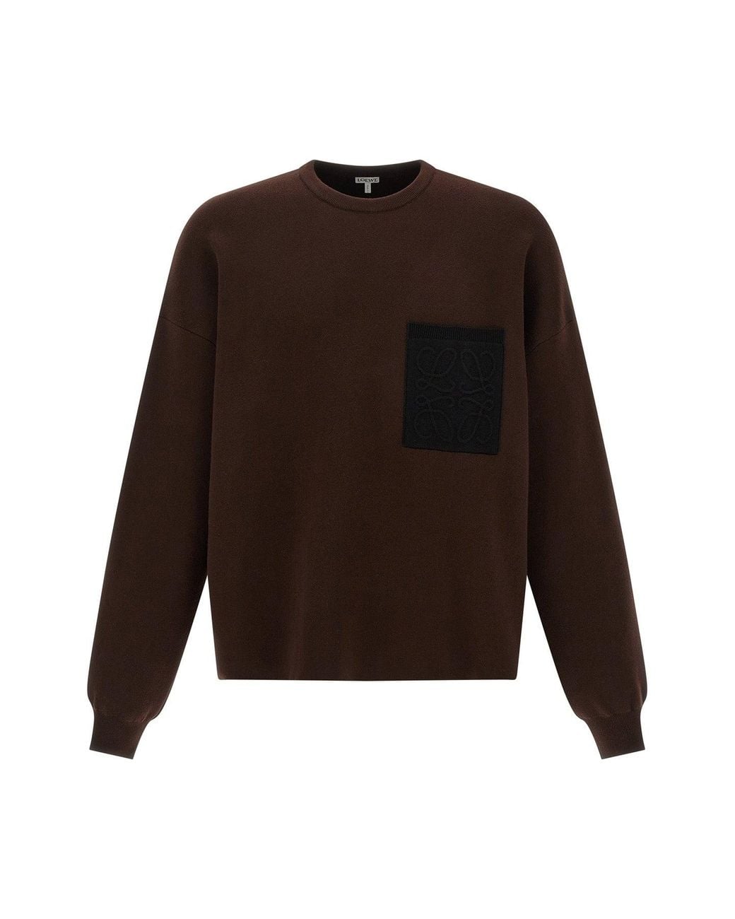 Loewe Brown Anagram 3D Knit for men