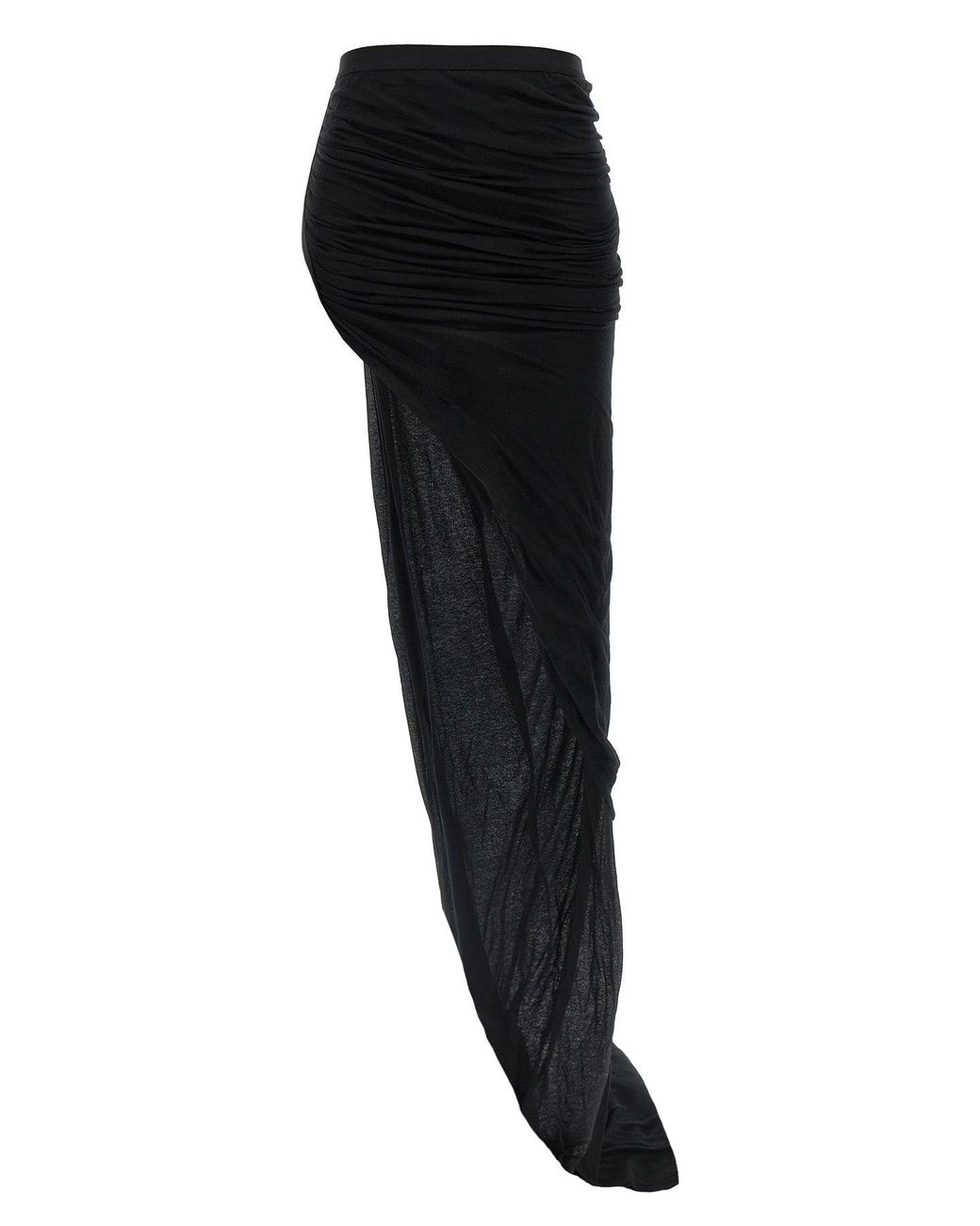 Rick Owens Black Skirt 'Edfu Skirt'