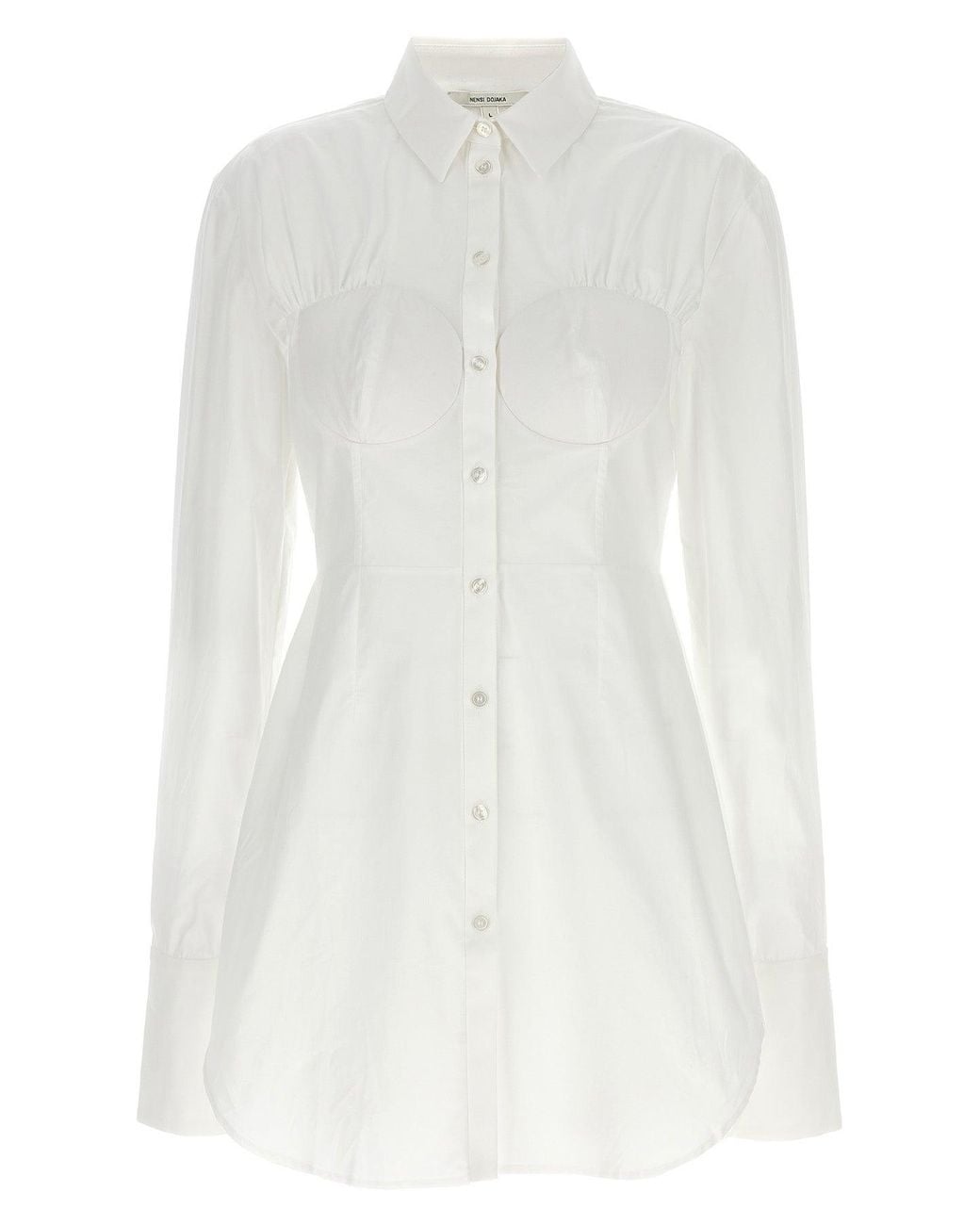 Nensi Dojaka White 'Hybrid' Shirt