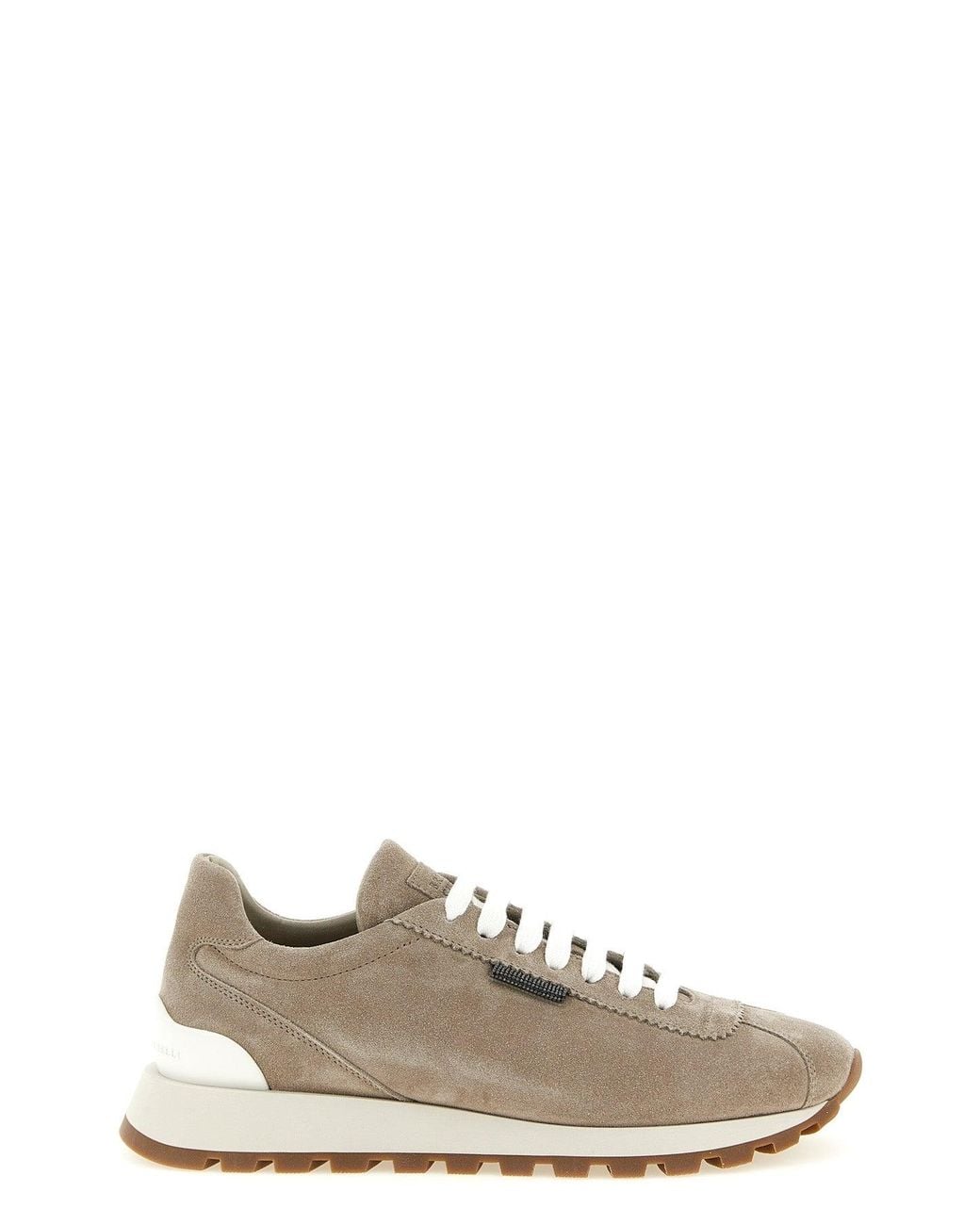 Brunello Cucinelli Natural Runners Sneakers