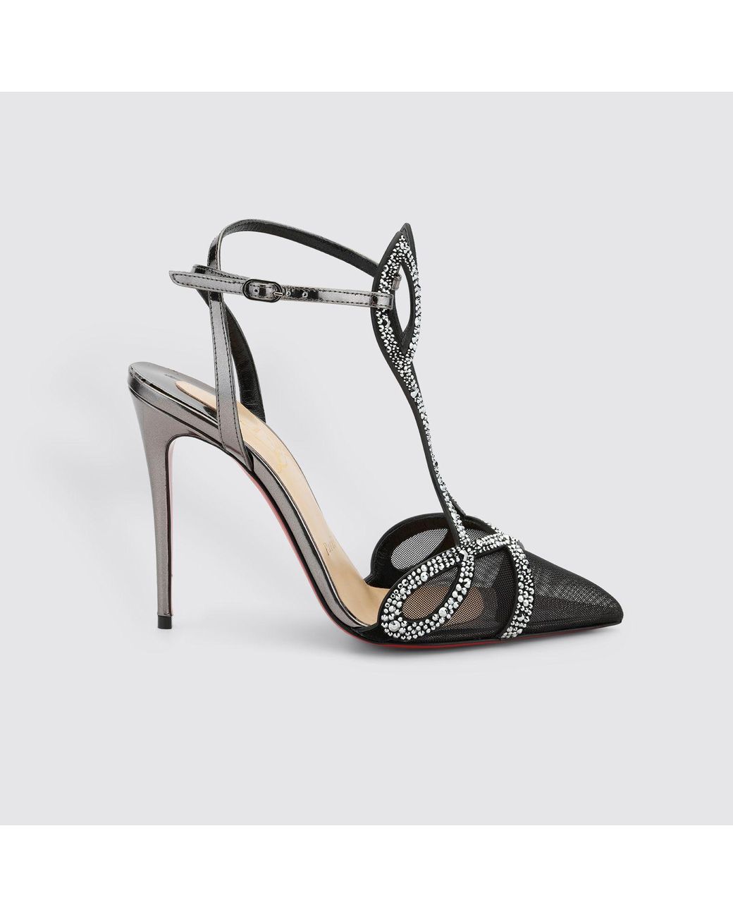 人気定番 ルブタン Double L Pump 100mm bk01 パンプス サイズを選択してください 39 5 Www Oroagri Eu