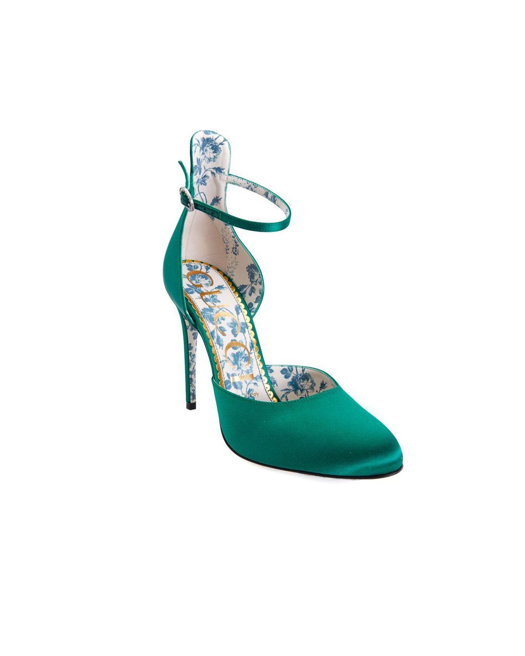 green gucci pumps