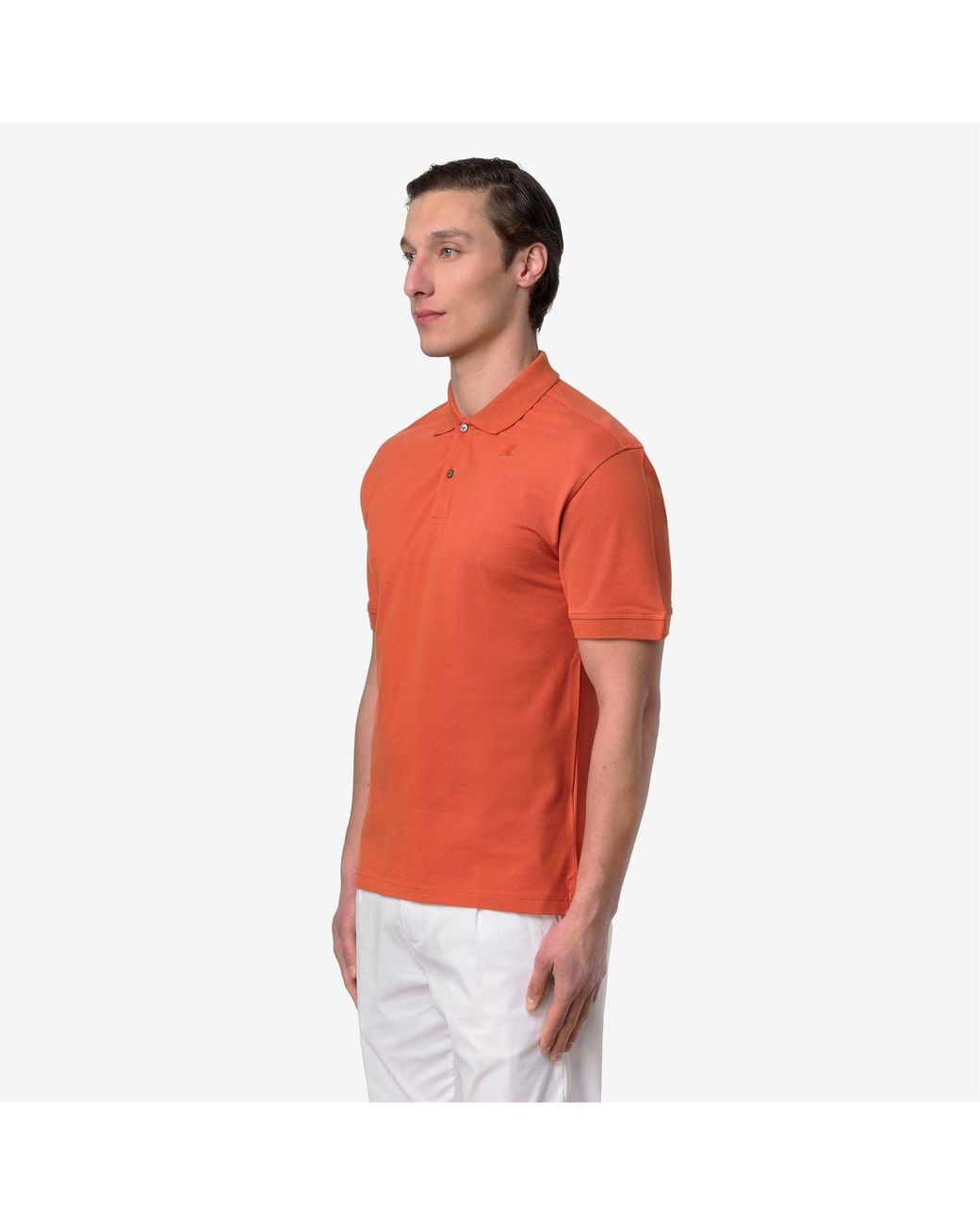 Simor Pique K-Way de hombre de color Orange